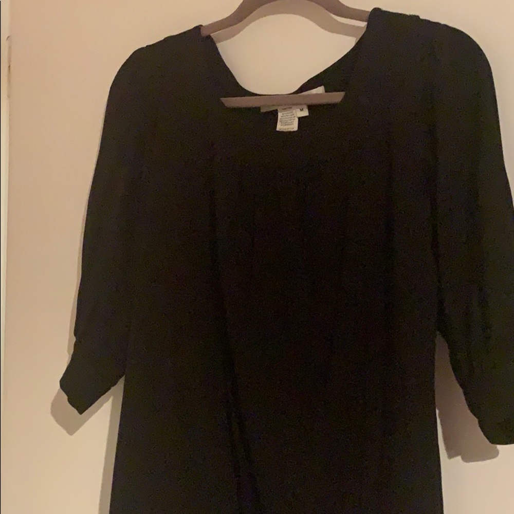 3/4 sleeve  Max Studio black dress